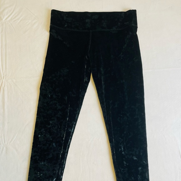 PINK Victoria's Secret Black Velvet Legging - Picture 2 of 8